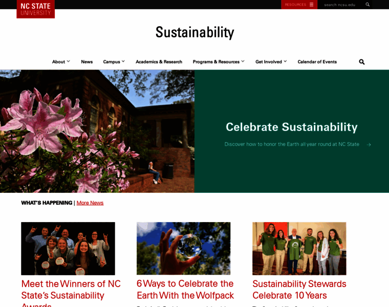 Sustainability.ncsu.edu thumbnail