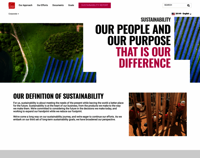 Sustainability.owenscorning.com thumbnail