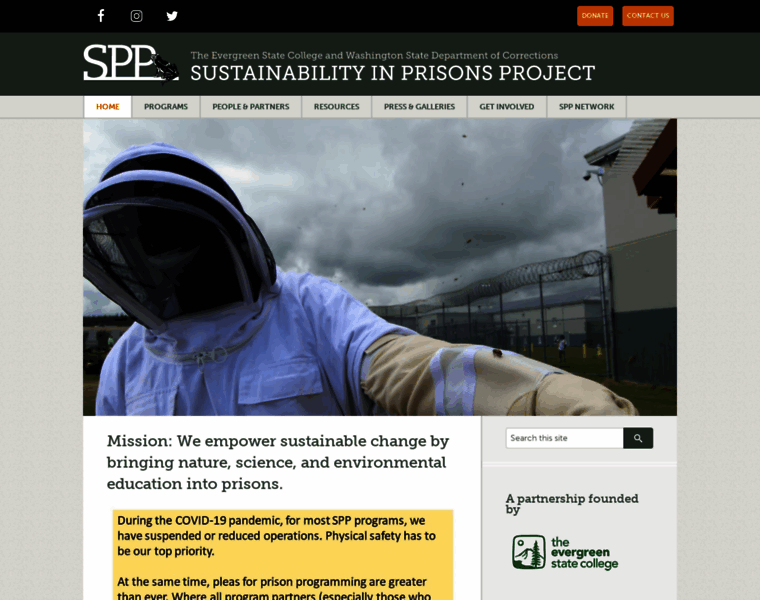 Sustainabilityinprisons.org thumbnail