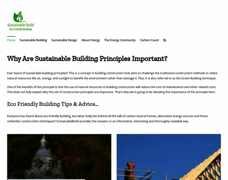 Sustainablebuild.co.uk thumbnail