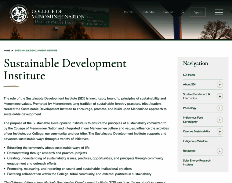 Sustainabledevelopmentinstitute.org thumbnail