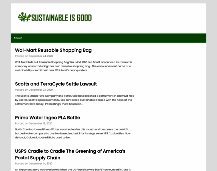 Sustainableisgood.com thumbnail