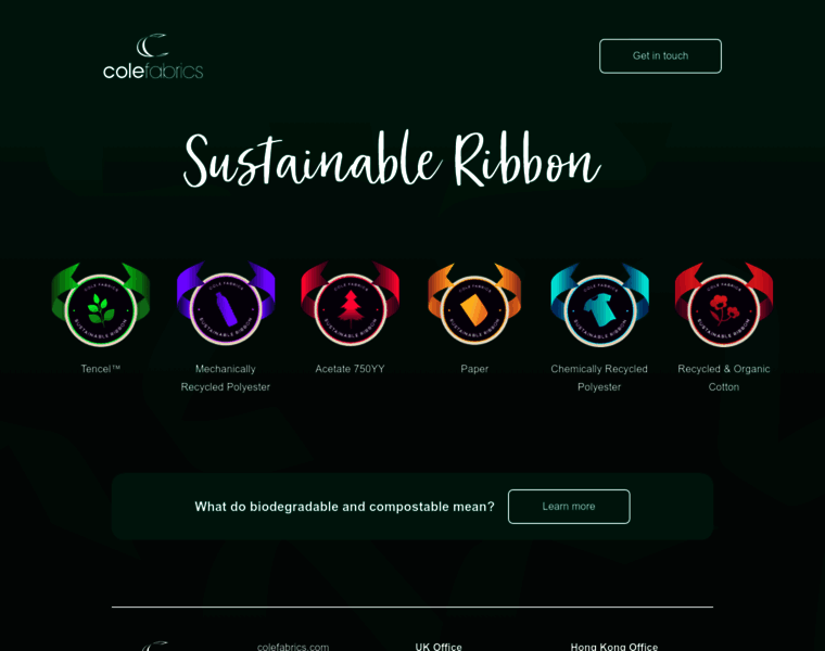 Sustainableribbon.com thumbnail
