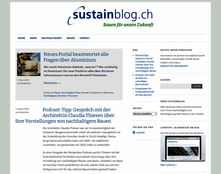 Sustainblog.ch thumbnail