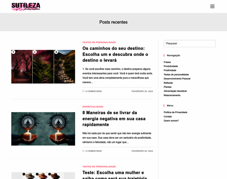 Sutilezafeminina.com.br thumbnail