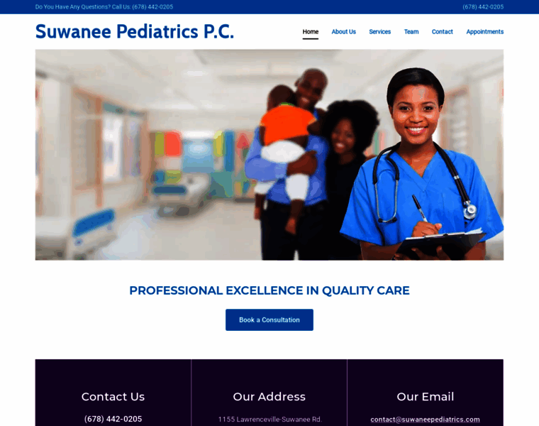 Suwaneepediatrics.com thumbnail