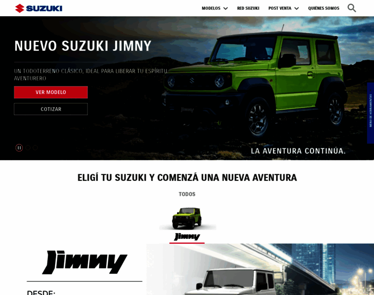 Suzuki.com.ar thumbnail