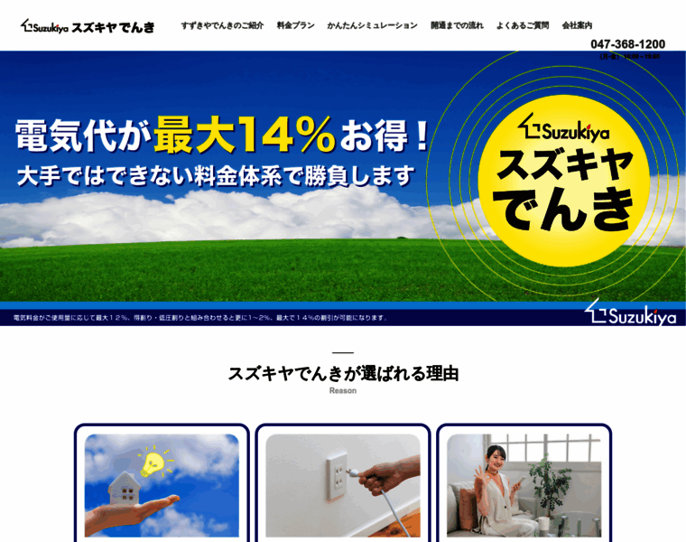 Suzukiyadenki.com thumbnail