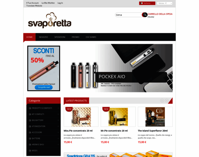 Svaporetta.com thumbnail