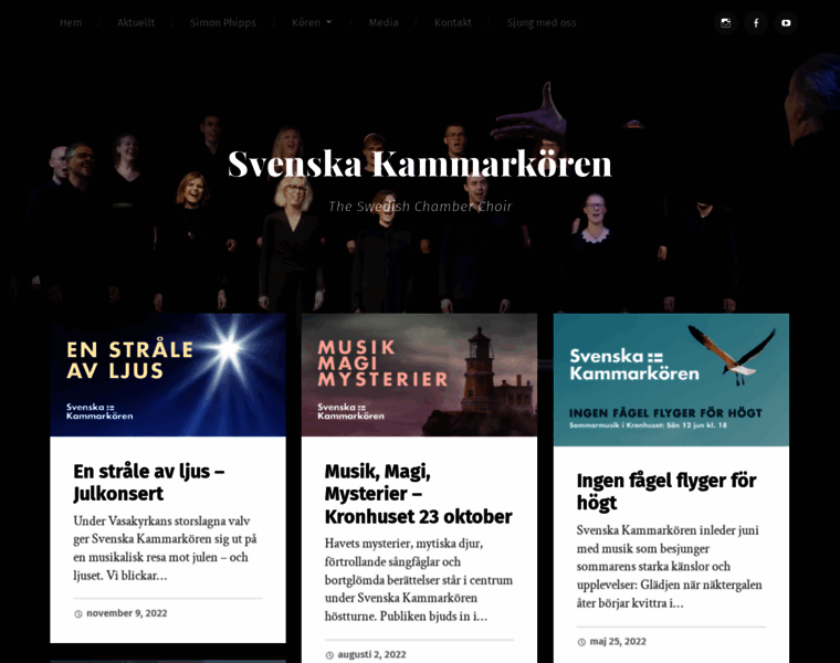 Svenskakammarkoren.se thumbnail