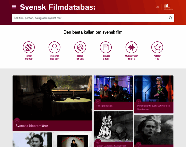 Svenskfilmdatabas.se thumbnail