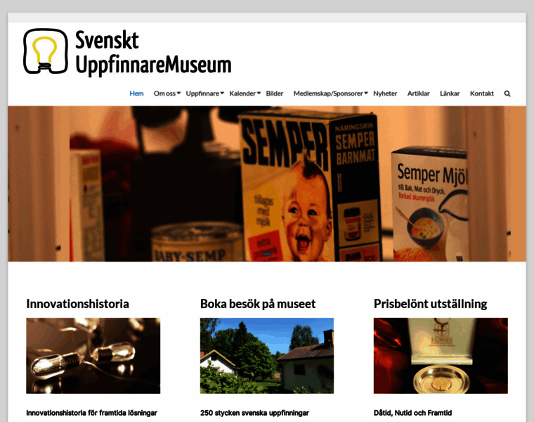 Svensktuppfinnaremuseum.se thumbnail