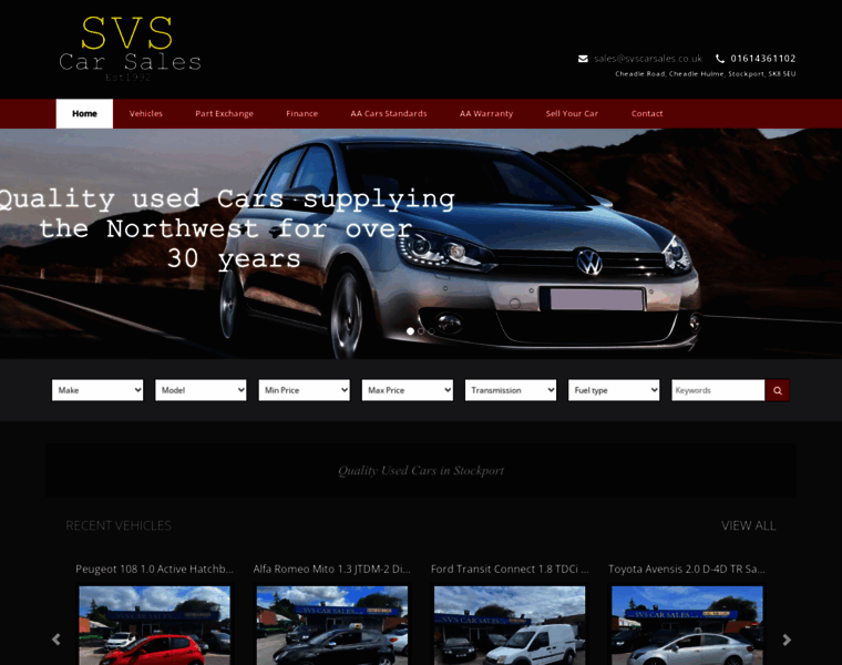 Svscarsales.co.uk thumbnail