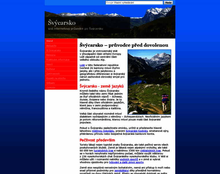 Svycarsko.com thumbnail