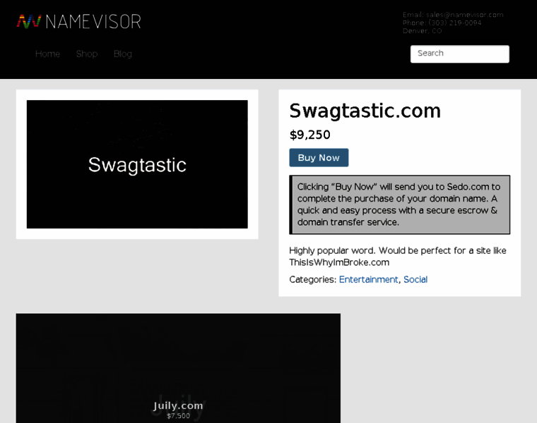 Swagtastic.com thumbnail