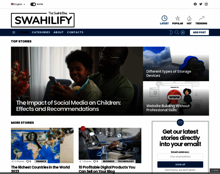 Swahilify.com thumbnail