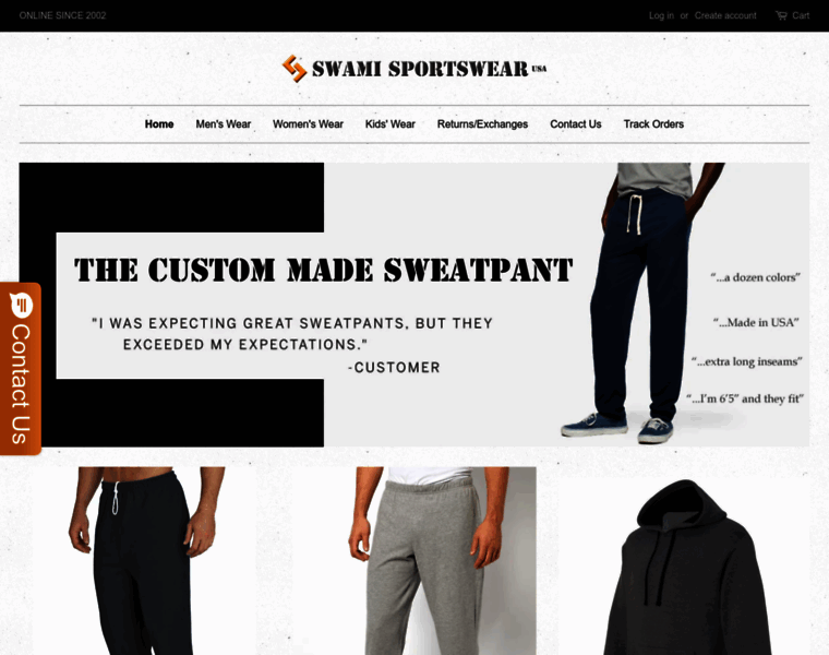 Swamisportswear.com thumbnail