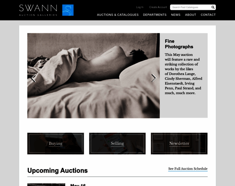 Swanngalleries.com thumbnail