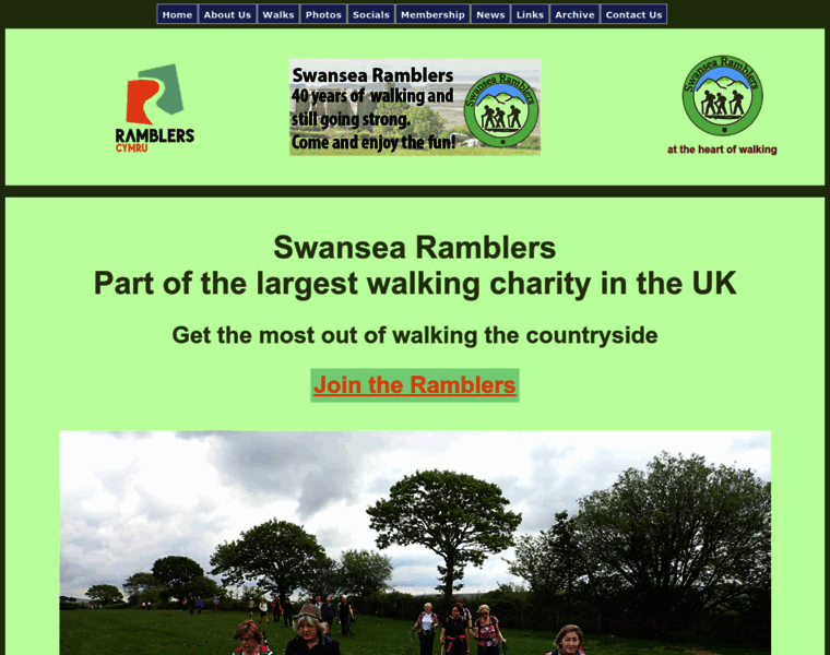 Swansearamblers.org.uk thumbnail