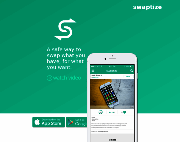 Swaptize.com thumbnail
