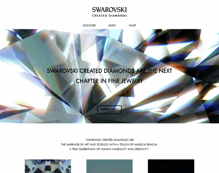 Swarovski-createddiamonds.com thumbnail