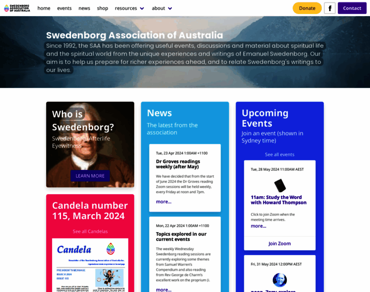 Swedenborg.com.au thumbnail