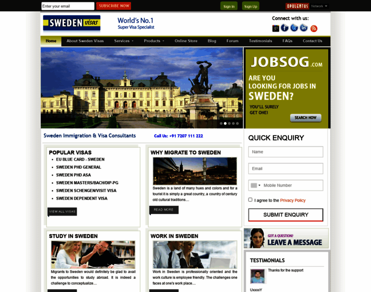 Swedenvisas.com thumbnail
