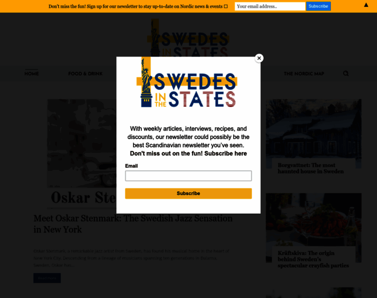 Swedesinthestates.com thumbnail