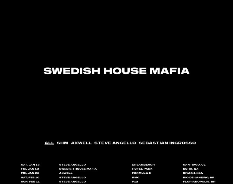 Swedishhousemafia.com thumbnail
