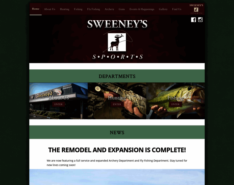 Sweeneyssports.com thumbnail