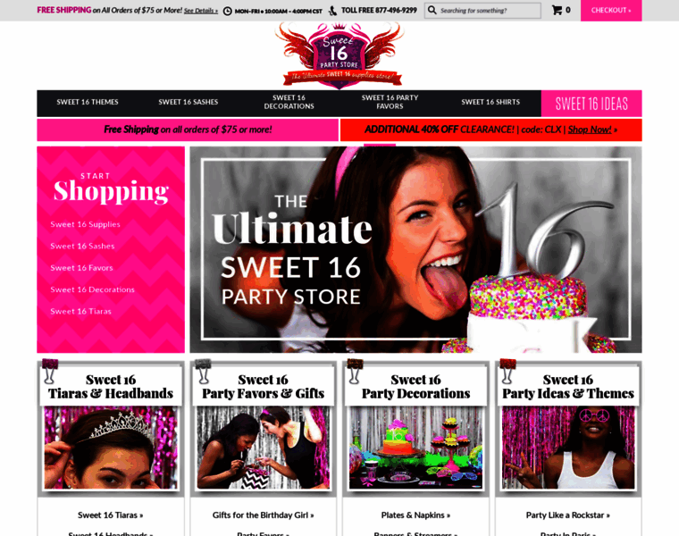 Sweet16partystore.com thumbnail