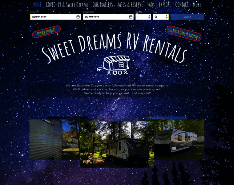 Sweetdreamsrvrentals.com thumbnail