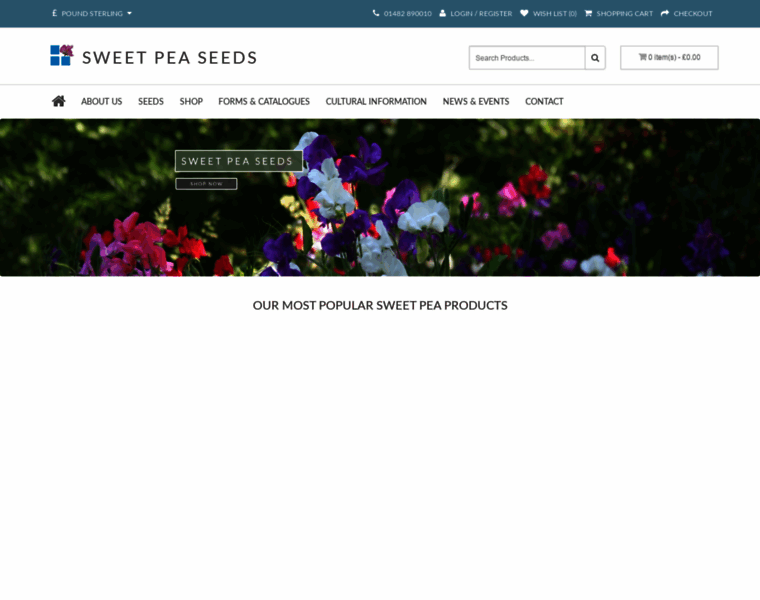 Sweetpeaseeds.com thumbnail