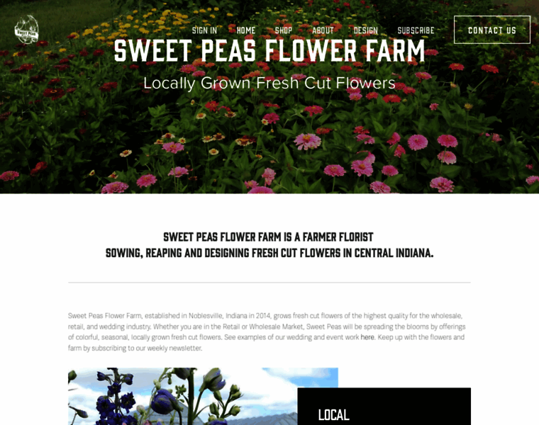 Sweetpeasflowerfarm.com thumbnail