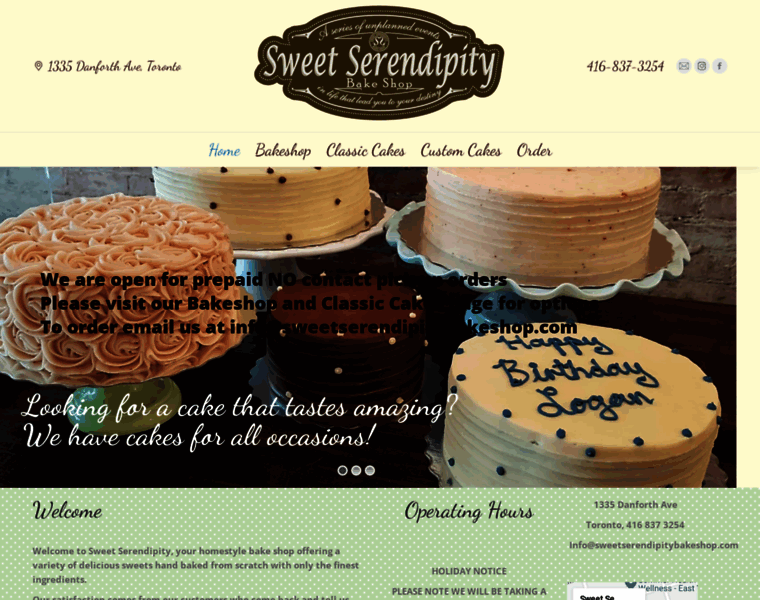 Sweetserendipitybakeshop.com thumbnail