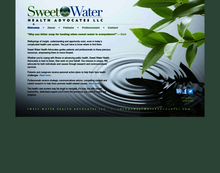 Sweetwateradvocates.com thumbnail