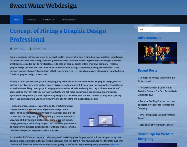 Sweetwaterwebdesign.com thumbnail