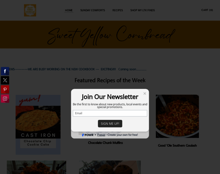 Sweetyellowcornbread.com thumbnail Sweetyellowcornbread.com thumbnail