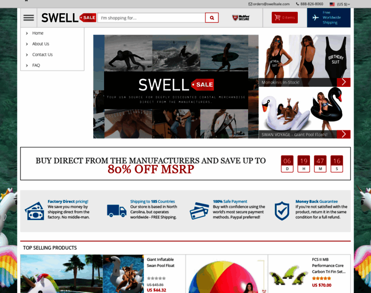 Swellsale.com thumbnail