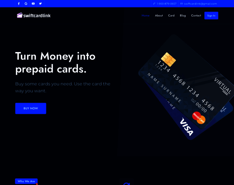Swiftcardlink.com thumbnail