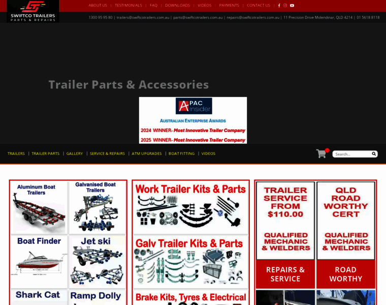 Swiftcotrailers.com.au thumbnail Swiftcotrailers.com.au thumbnail