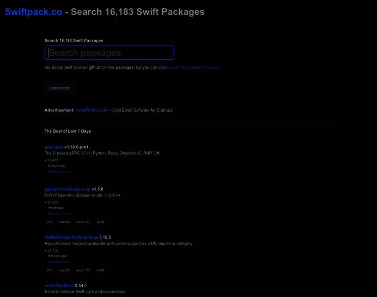 Swiftpack.co thumbnail Swiftpack.co thumbnail