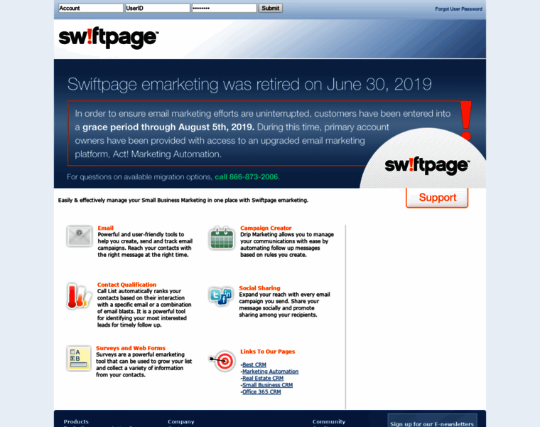 Swiftpage6.com thumbnail