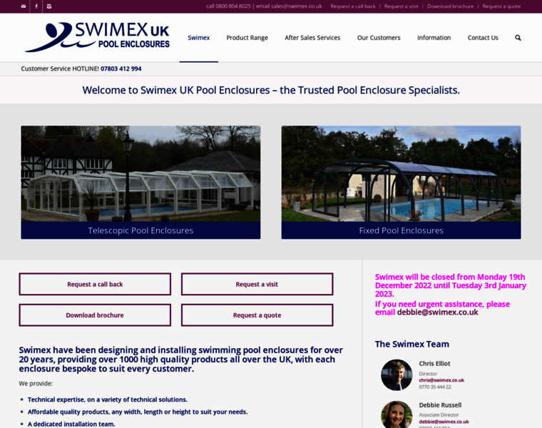 Swimex.co.uk thumbnail