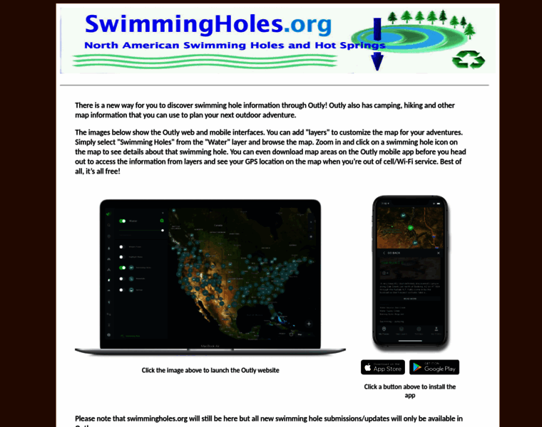 Swimmingholes.org thumbnail