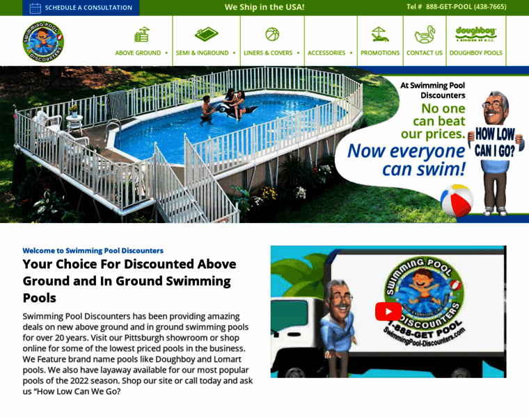 Swimmingpool-discounters.com thumbnail