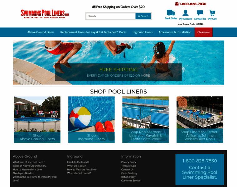 Swimmingpoolliners.com thumbnail