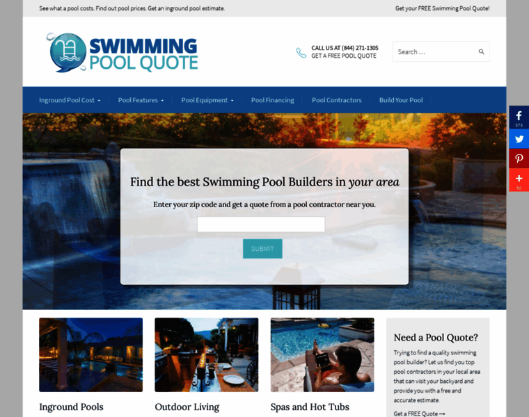 Swimmingpoolquote.com thumbnail