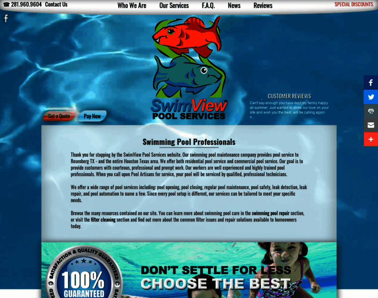 Swimviewpoolservices.com thumbnail