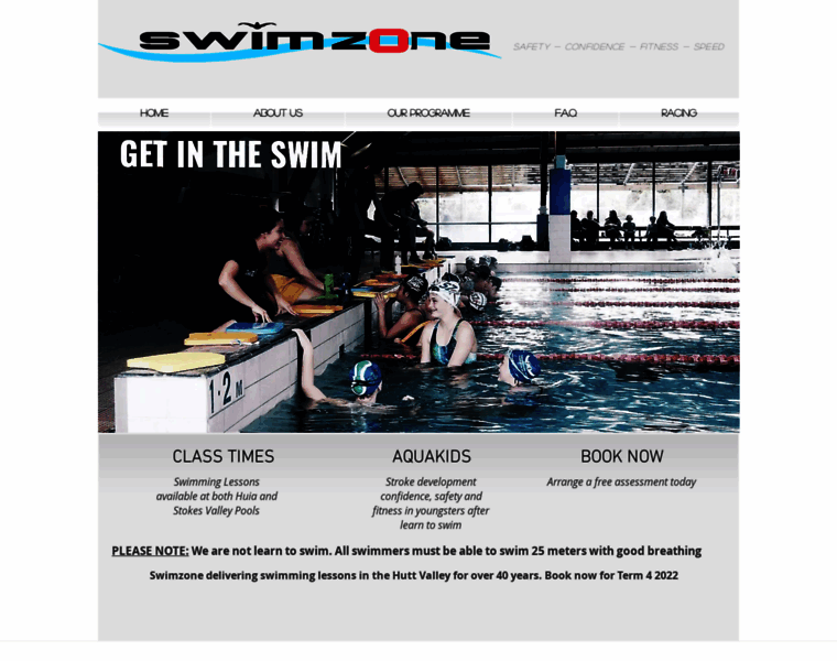 Swimzone.co.nz thumbnail